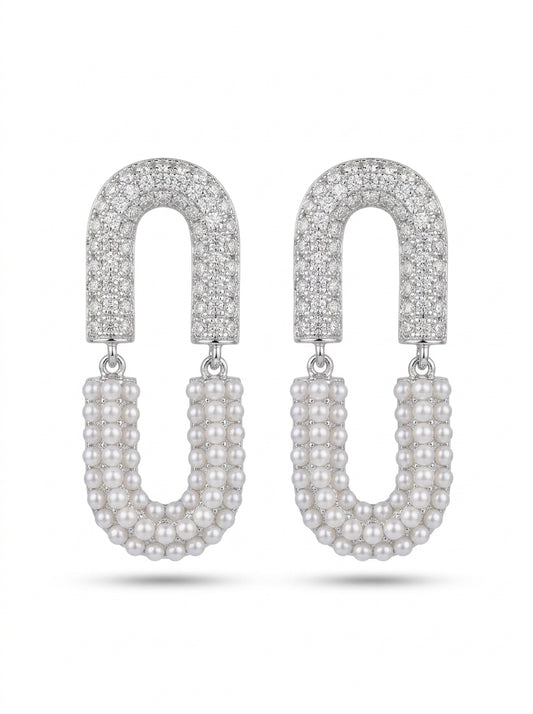 Genza Studs Silver