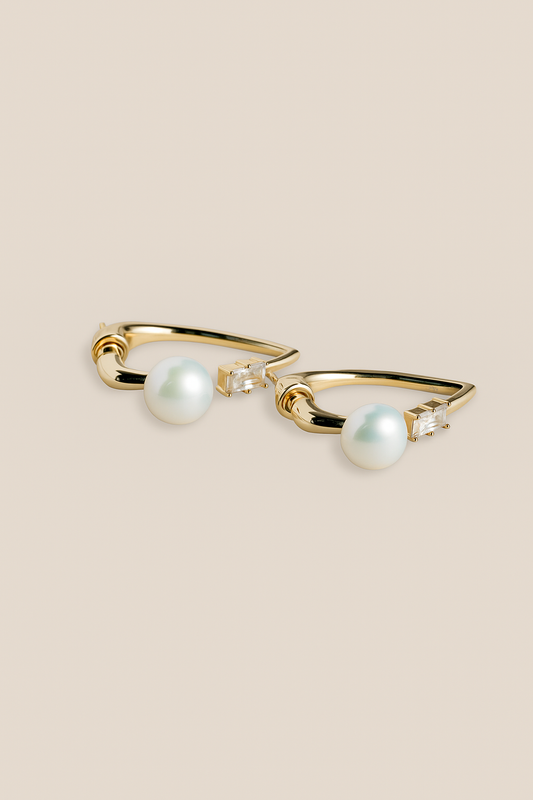 Gina Pearl Earrings