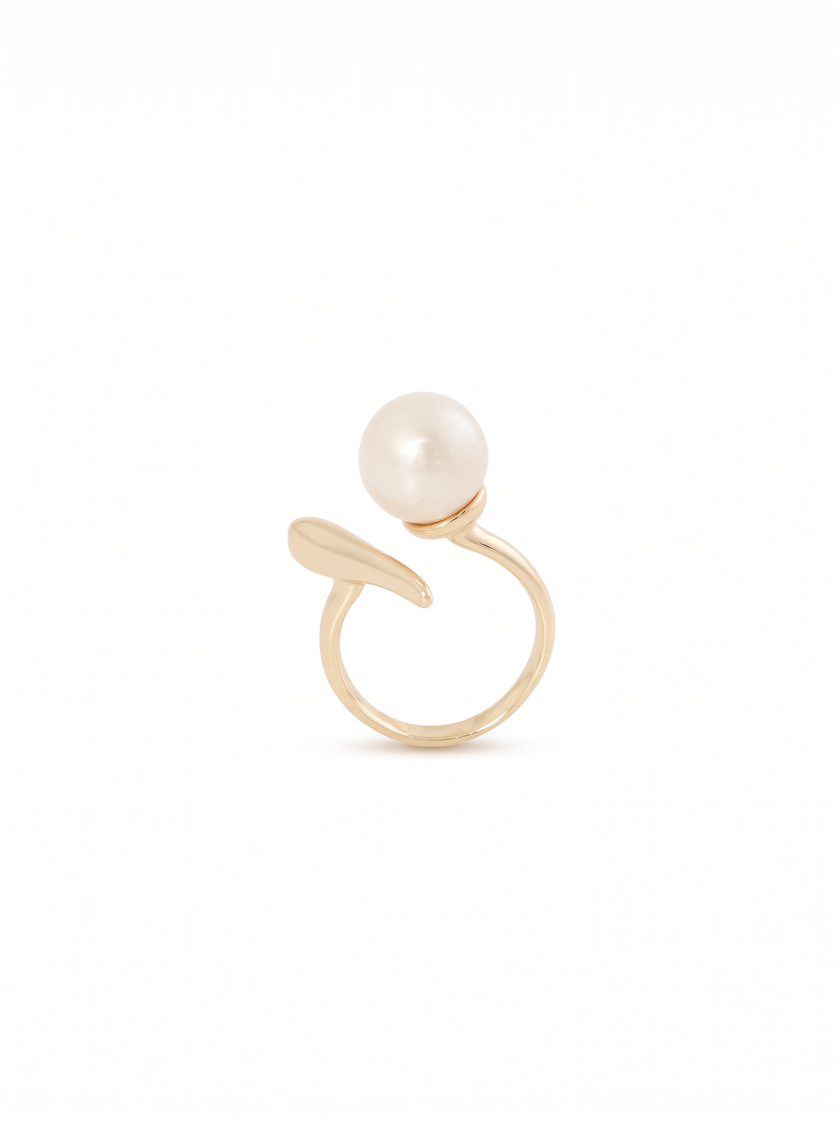 Luna Arc Gold Ring