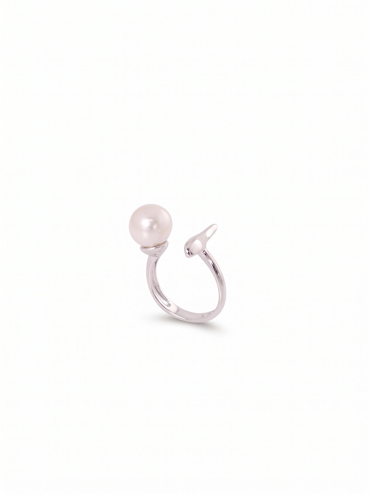 Grace Arc Silver Ring