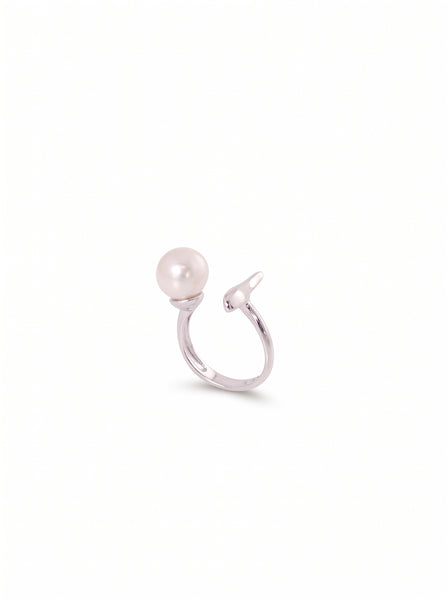 Grace Arc Silver Ring