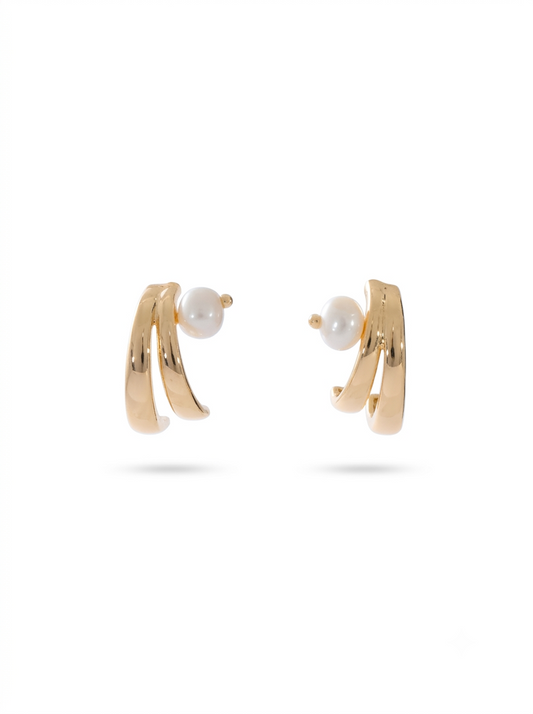 Harper Twist Earrings Gold