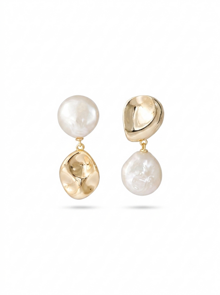 Isabel Prism Earrings Gold