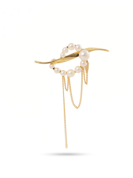 Jia Luxe Gold Brooch