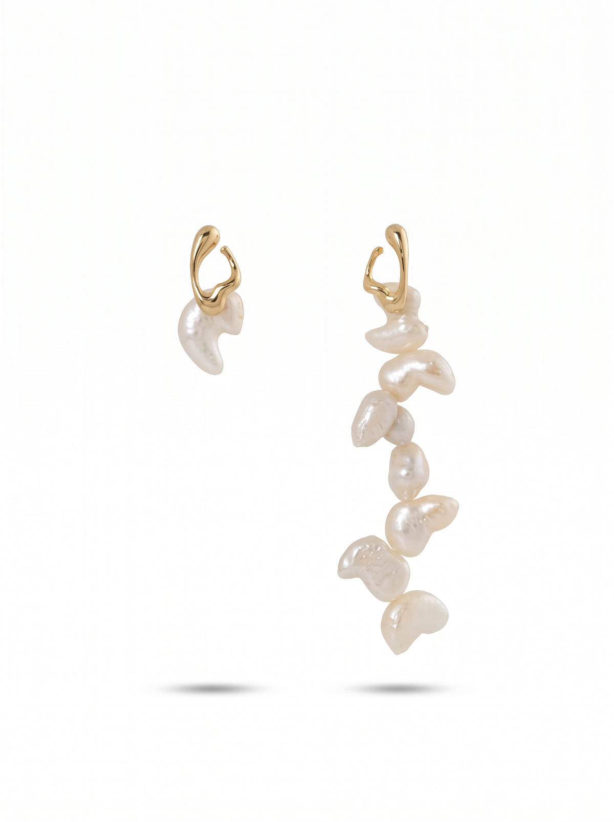 Lilian Abstract Pearl Earrings