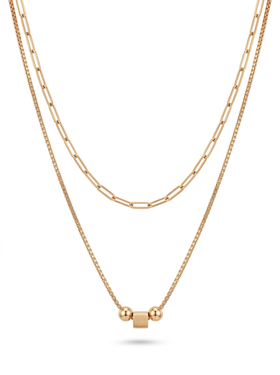 Meliora Necklace Rose Gold