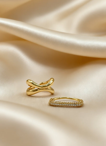 Mila Cross Rings