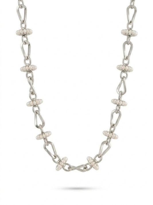 Roslyn Silver Necklace