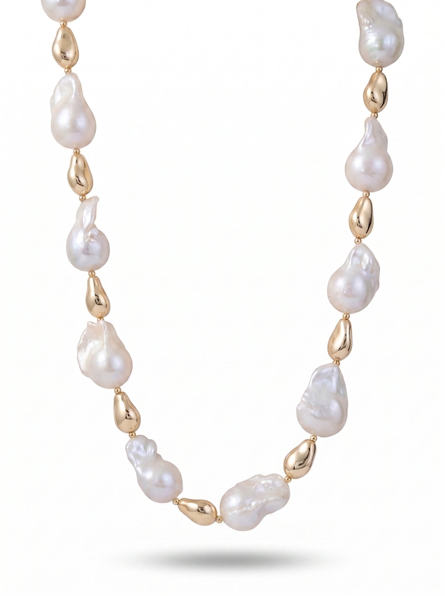 Sarah Gold Barque Necklace