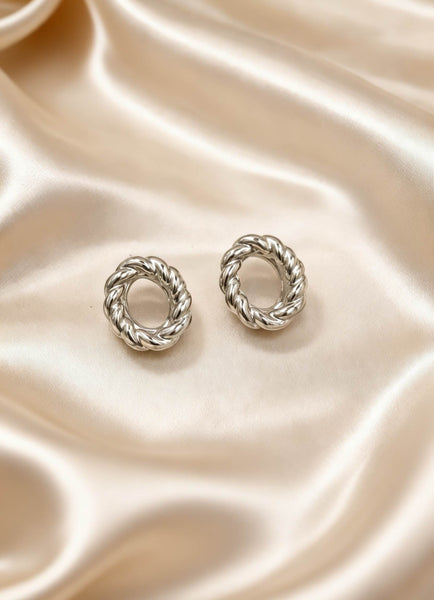 Twist Earrings Silver