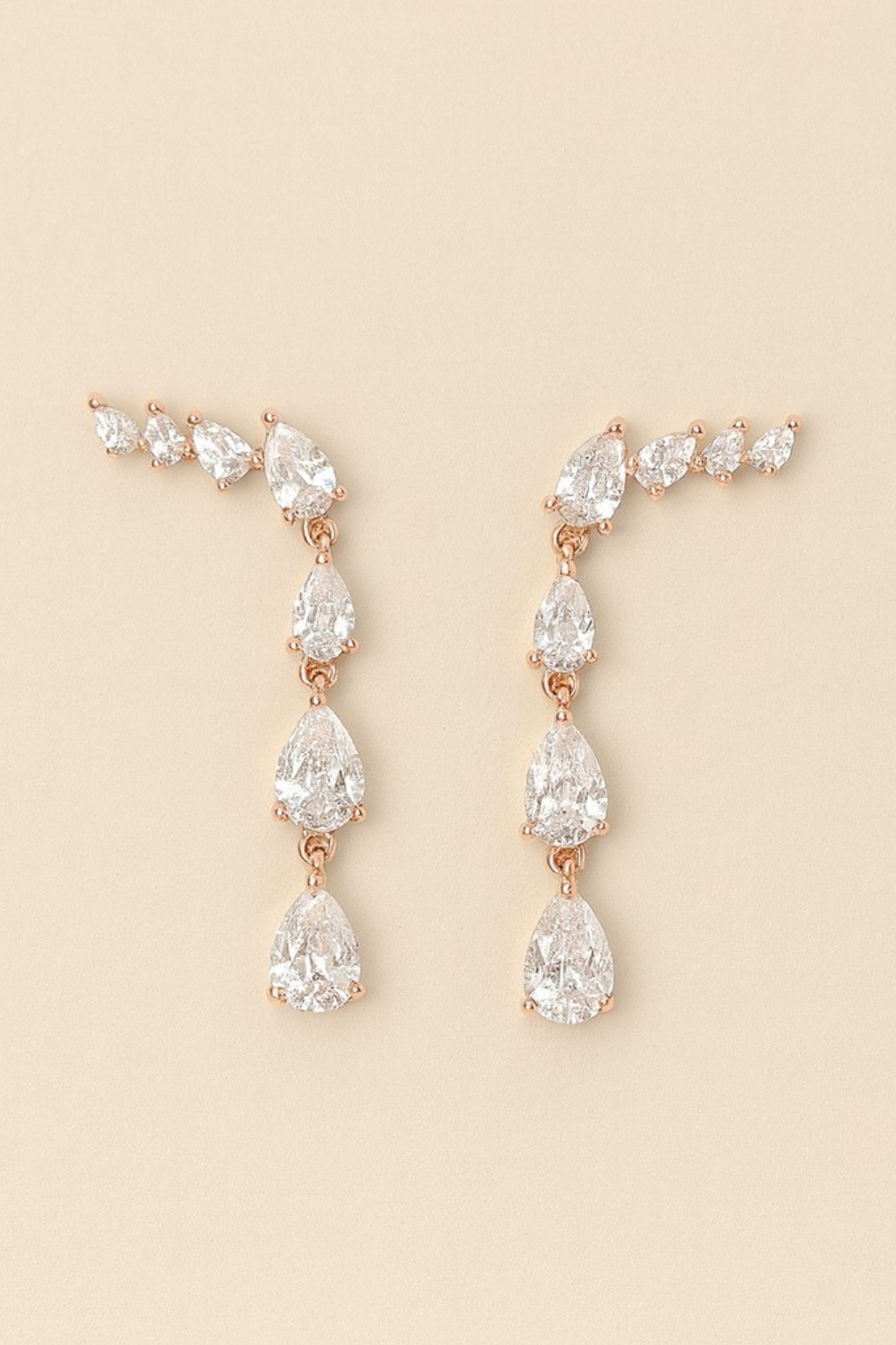 Vale Earrings Rose Gold
