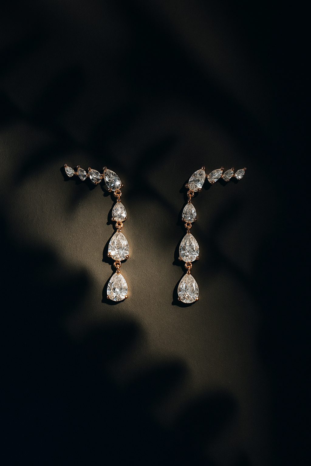 Vale Earrings Rose Gold