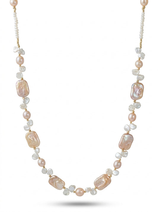 Vina Pastel Pearl Necklace