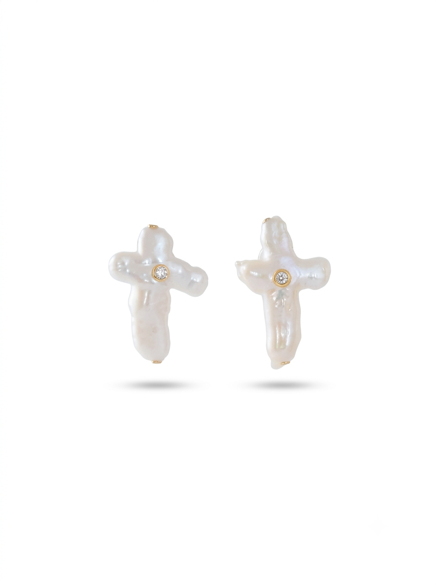 Demi Cross Earrings
