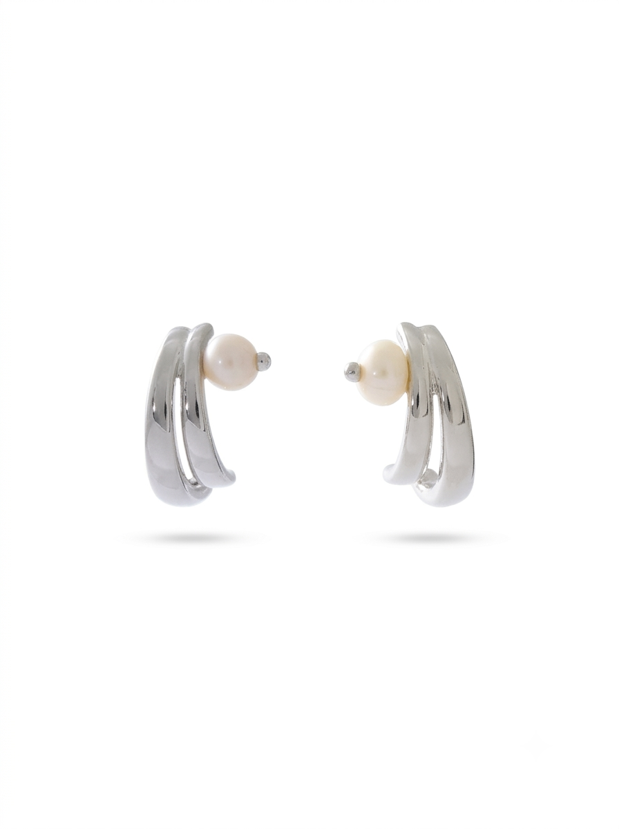 Harper Twist Earrings Sliver