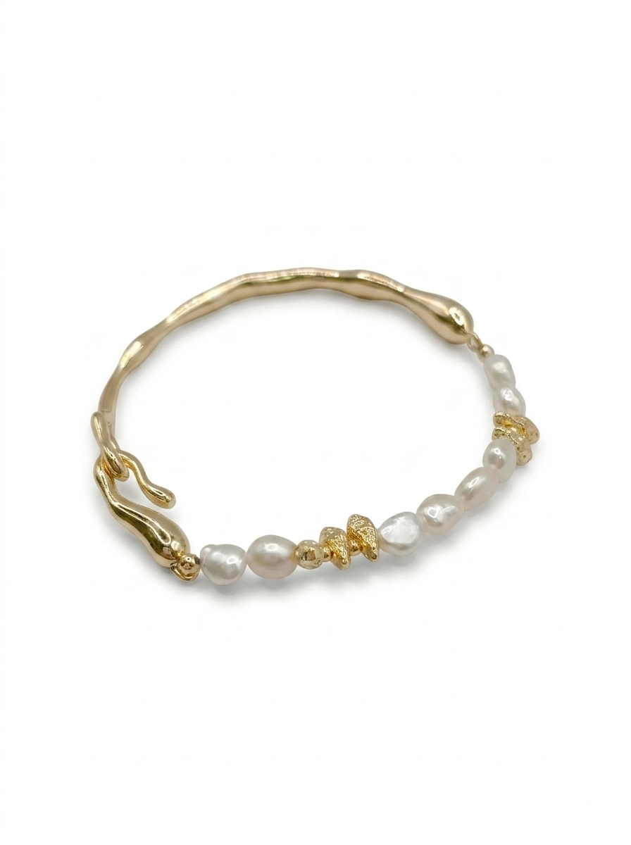 Imelda Pearl Bracelet Gold