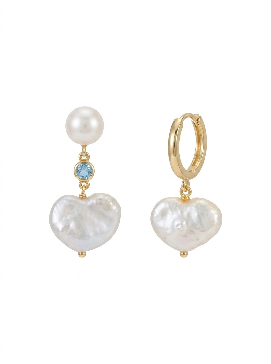 Salish Pearlheart Earrings