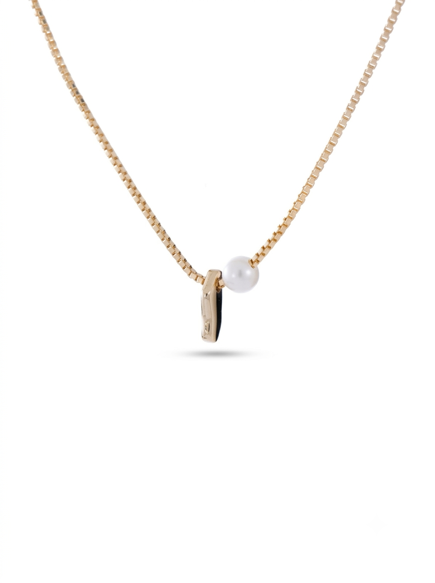 Vicky Duo Charm Necklace Gold