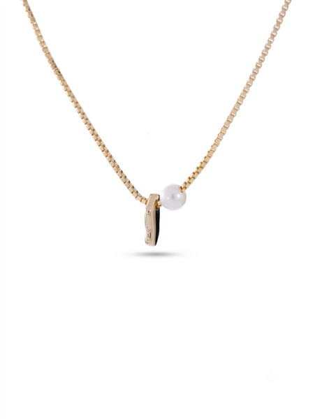 Vicky Duo Charm Necklace Gold