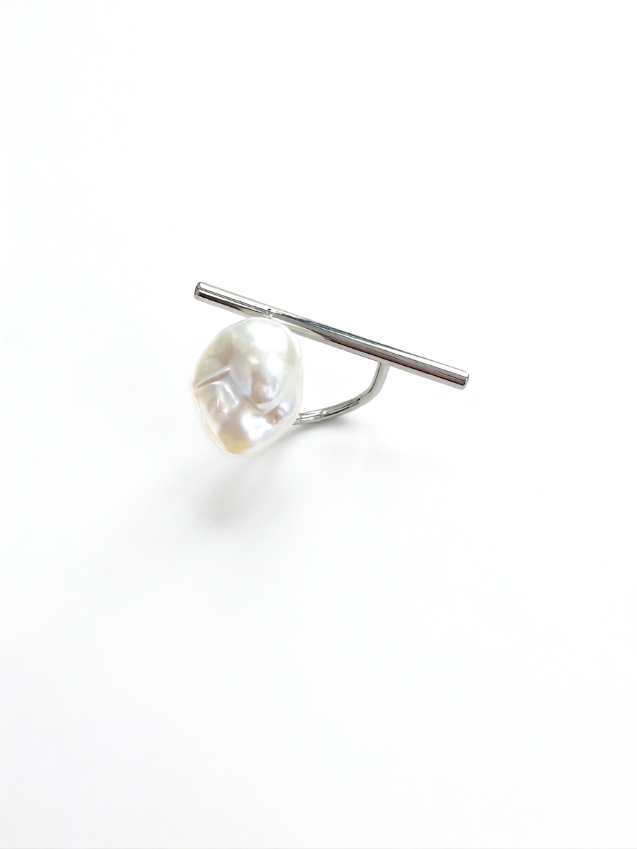 Yuna Bar Ring Silver