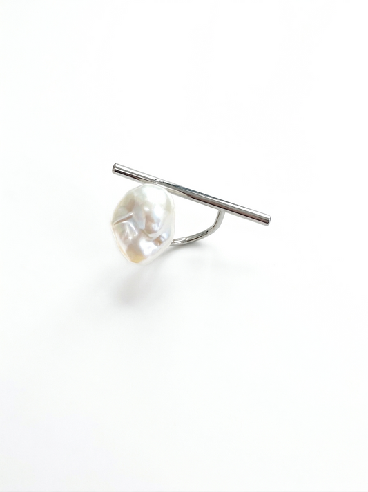Yuna Bar Ring Silver